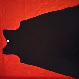 Black Sleeveless Sheath Maxi Dress for Work